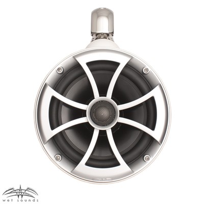 Wet Sounds ICON8-WSC ICON Series Swivel Clamp Wake Tower Speakers w/ Covers