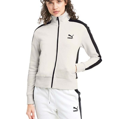 

Puma Classics T7 Womens Size  Coats Jackets Верхняя одежда 597651-05, Off white, Puma Classics T7