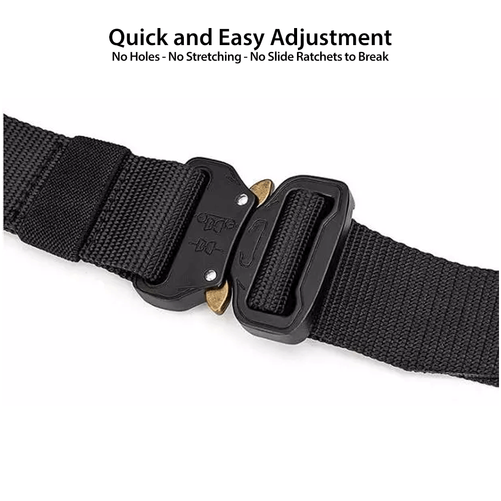 Men's Casual Military Tactical Belt Army Security Adjustable Quick Release Belt