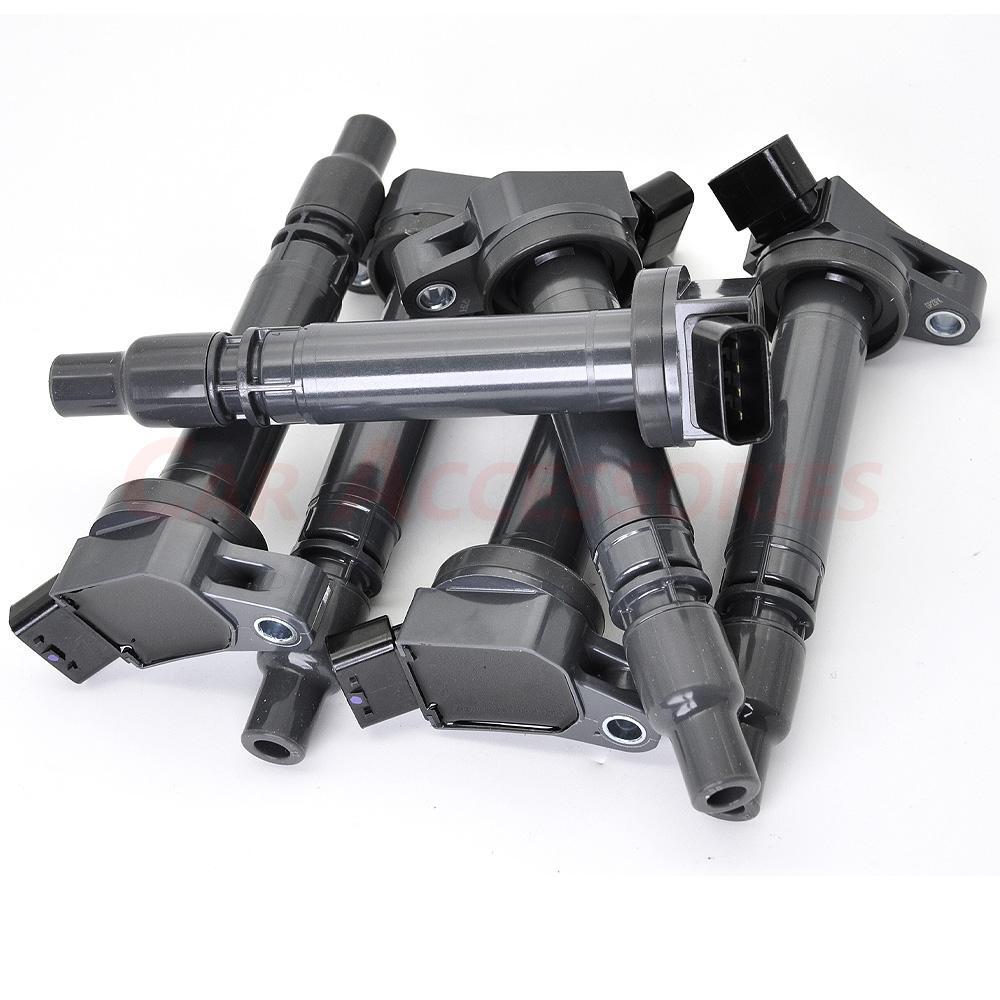 6X OEM Ignition Coil & 6X Iridium Spark Plugs For Lexus GS300 GS350 IS250 UF507