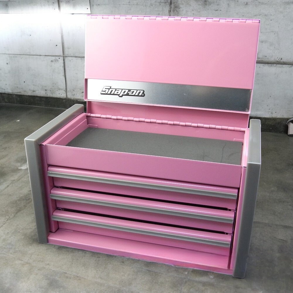 Snap-on ピンク バスケット 約48x33x26cm Snap-on ピンク
