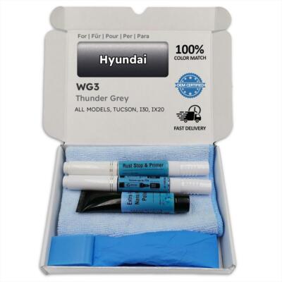 Lackstift für Hyundai Grau THUNDER GREY WG3 TUCSON I30 IX20 Stift Stick Kratzer