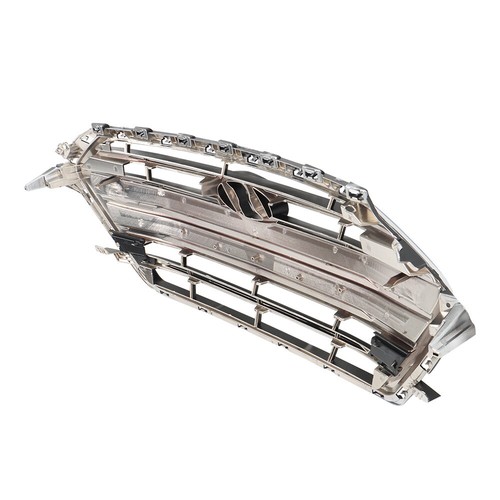 For 2017 2018 Hyundai Elantra Front Grille+Radiator Cover+Bumper Lid+4 Brackets