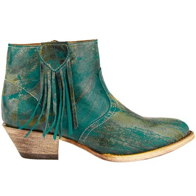 

Женские синие повседневные ботинки Ferrini Fringe Zippered Boots 61011-50, Синий, Ferrini Fringe Zippered Booties
