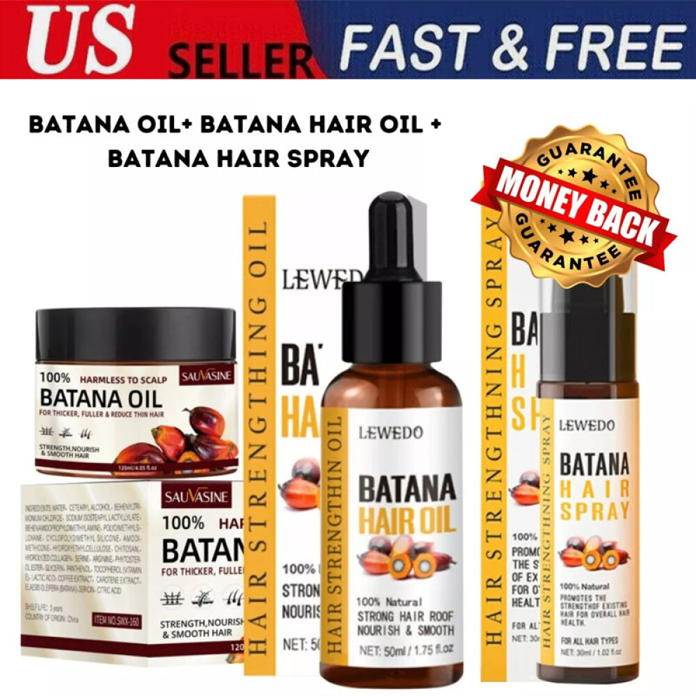 Natural Batana Oil Serum For Hair Growth Healthier Thicker Fuller Anti Hair Loss