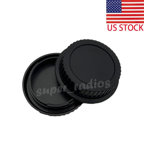 4pcs Rear Lens Cover + 4pcs Camera Body Front Cap for Canon EOS EF DSLR SLR Lens