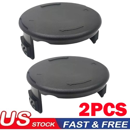 2pcs Spare Grass Eater Spool Cap Covers For Hyper Tough String Trimmer Black USA