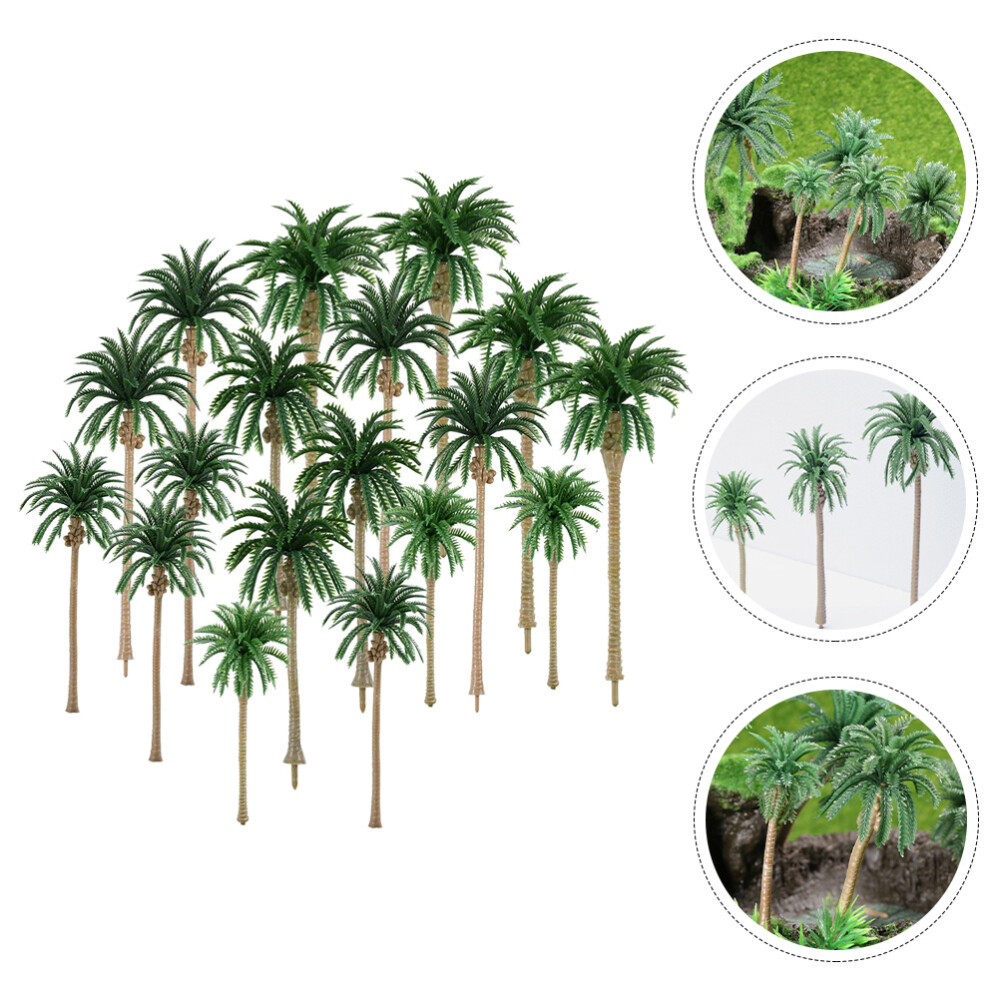 ジオラマ 1/64 【Palm Tree】 1/64 Diorama Palm Trees Artificial Coconut Plants Indoor