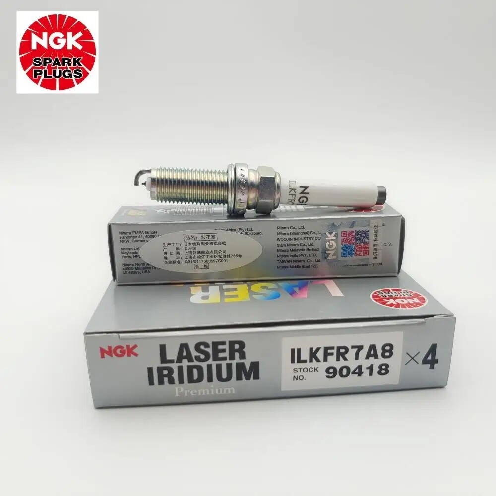 4Pcs NGK ILKFR7A8 90418 Iridium Platinum Spark Plug For Jeep