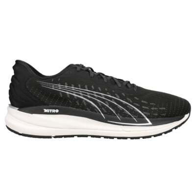 

Мужские черные кроссовки Puma Magnify Nitro Lace Up Running, спортивная обувь 195170-01, Черный, Puma Magnify Nitro Lace Up Running