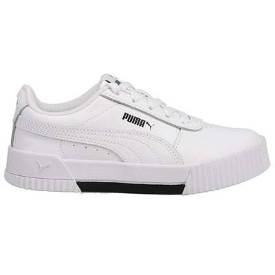 

Puma Carina Platform Молодежные кроссовки для девочек Размер  M Повседневная обувь 370678-11, Белый, Puma Carina Platform Youth