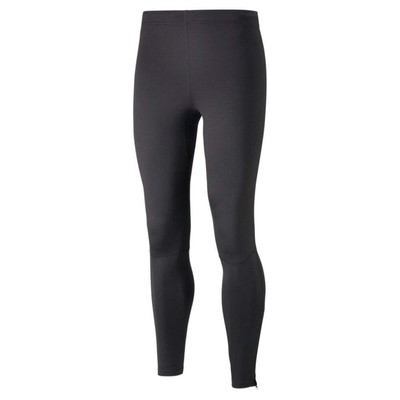 

Puma Seasons Brushed Running Leggings Mens Black Athletic Casual 52257401, Черный, Puma Seasons Brushed Running Leggings