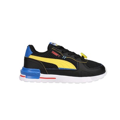 

Черные кроссовки для мальчиков Puma Graviton Smileyworld на шнуровке, повседневная обувь 384492-, Черный, Puma Graviton Smileyworld Lace Up Youth
