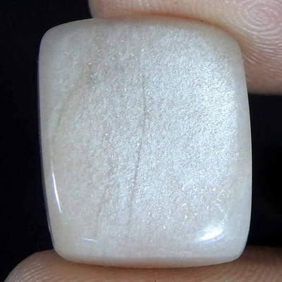 14.80Cts100%Natural Silky Moonstone Cushion Cabochon Loose Gemstone