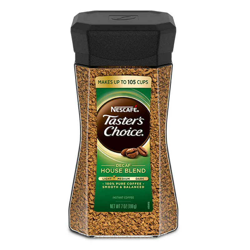 Nescaf&eacute; Decaf Taster'S Choice, Light Medium Roast Instant C