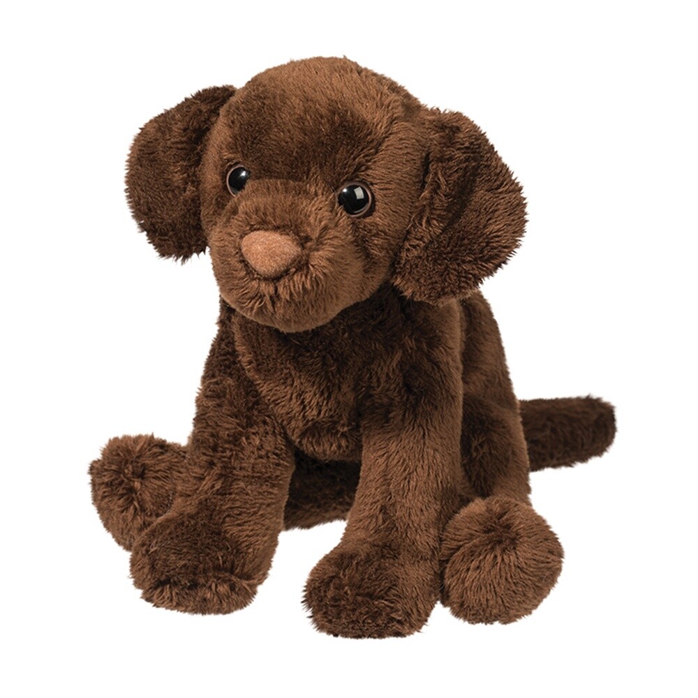 FINN the Plush CHOCOLATE LAB Dog Stuffed Animal - by Douglas Cuddle Toys - #1554