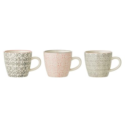 Bloomingville Cécile Tassen 3er Set 220ml Kaffeetassen Teetassen skandinavisch