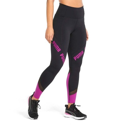 

Леггинсы Puma Train Logo Eversculpt High Waist 78 Womens Size  Athletic Casual, Черный, Puma Train Logo Eversculpt High Waist 78 Leggings