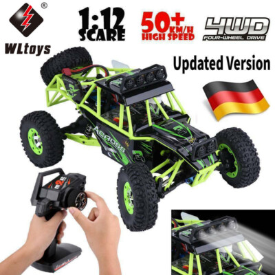 Wltoys 1/12 RC Auto 50km/h High Speed 2.4GHz 4WD Geländewagen Crawler Truck Car