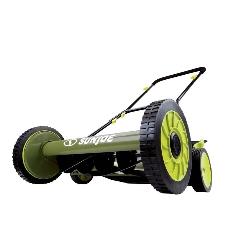 18 in. Manual Push Walk Behind Reel Mower Eco-friendly 5 Steel Blades w/ Catcher