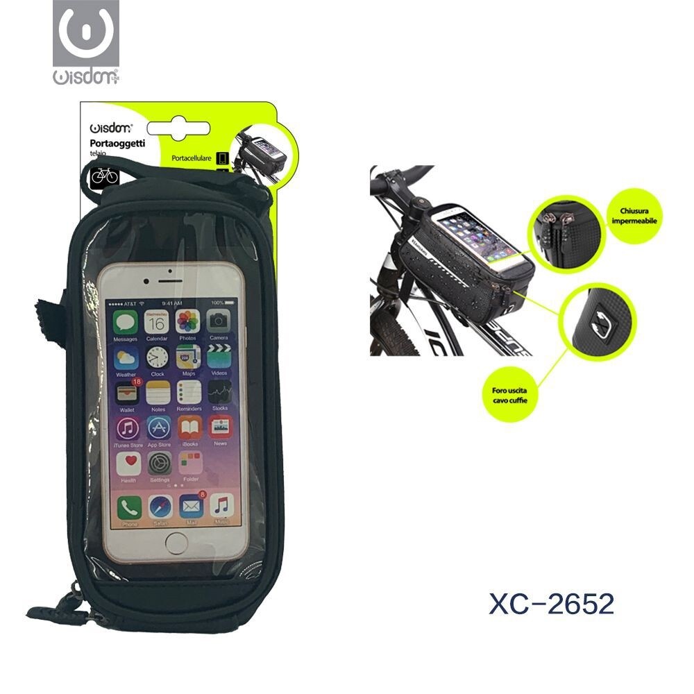 Portacellulare Smartphone Impermeabile Per Telaio Bici Bicicletta Xc-2652 wis