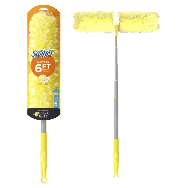 NEW Super Extendable Dusting Kit with Heavy Duty Refills (1-Handle, 4-Dusters)