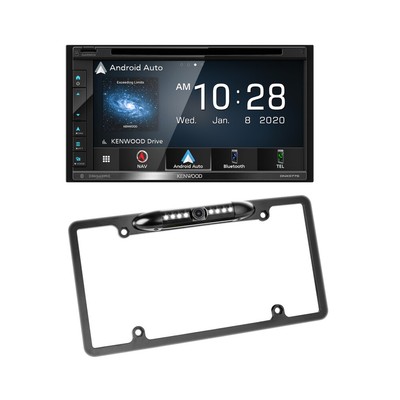 Kenwood DNX577S 6.8'' Double-DIN Multimedia Receiver + License Plate Camera