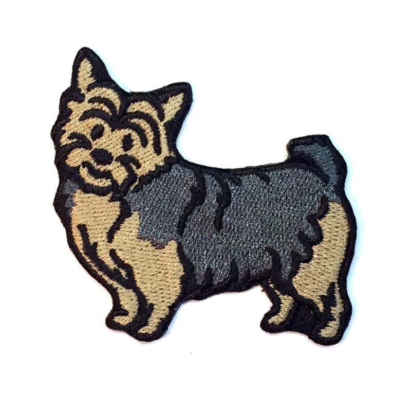 Norwich Terrier Iron On Embroidered Patch