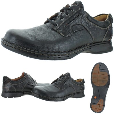 

Мужские классические оксфорды Clarks из кожи Un Ravel из ЭВА, Черный, UN.RAVEL