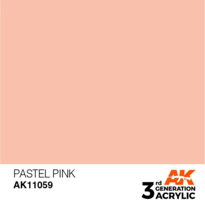 AK Interactive 3rd Gen Acrylic AK11059 Pastel Pink 17ml