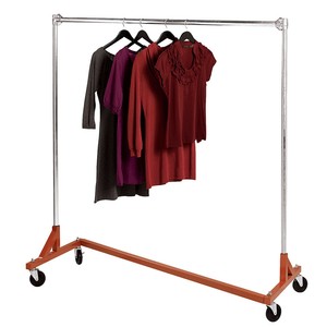 Heavy Duty Single Rail Z Truck Clothing Rack