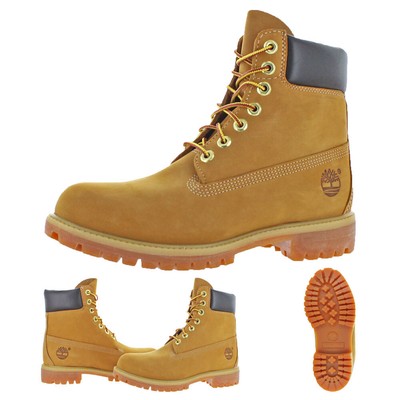 Timberland Мужские классические 6-дюймовые водонепроницаемые ботинки из нубука Timberland Mens Classic 10061