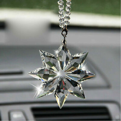 Crystal Clear Meteor Hammer Star Ornament Christmas Collectible Hanging Pendants