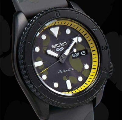 Pre-owned Seiko Unused  5 Sports One Piece Collaboration Sbsa155 Limited Edition