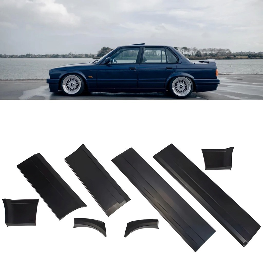 Side Door Pods Add-on Set for Mtech2 M2 BMW E30 Sedan 82-91