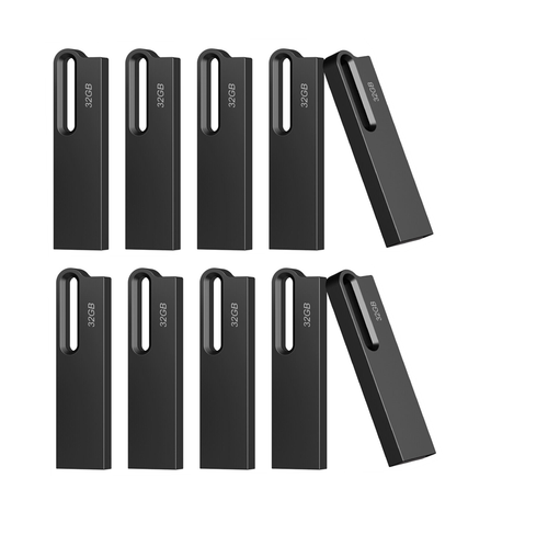 JUANWE USB 3.0 High Speed 1-10pcs lOT 32GB 64GB 128GB Metal Mini USB Flash Drive