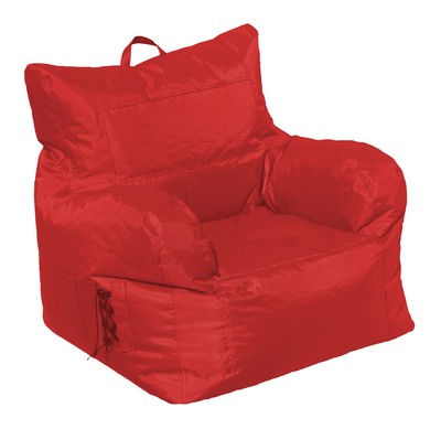 POLTRONA POUF POUFF BEANBAG OXFORD ROSSO