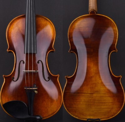 T30+ Master Antique Stradivari 1715 Copy Violin 4/4 Two Piece European Wood Rich