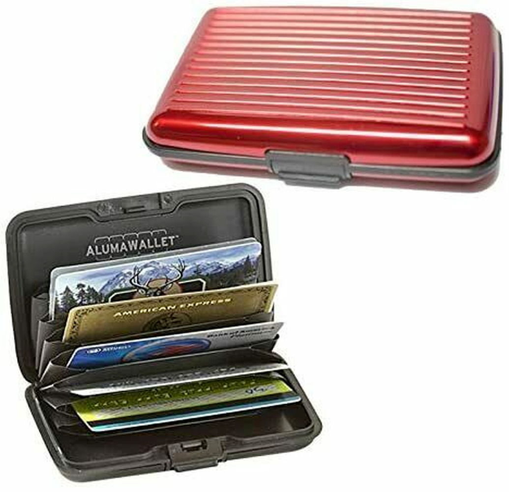 Mini RFID Aluminum Wallet Credit Card Holder Business Card Case Metal ID Case US