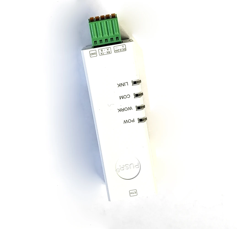 DIN Rail RS485 RS232 to Ethernet Modbus Gateway Bidirectional Transparent Data T
