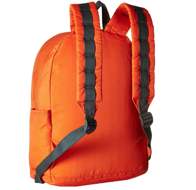 STATE Bedford Large Nylon Padded Laptop Sleeve Multi Pocket Backpack, Orange
