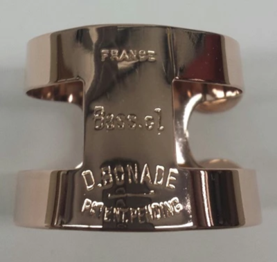 Bonade Bass Clarinet Inverted Plated Ligature - Rose Gold - 2253UGP