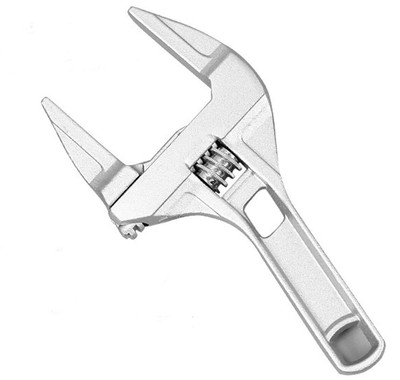 Sehfupoye Adjustable Wrench Large Opening Bathroom Spanner Wrenches Wide Jaw ...