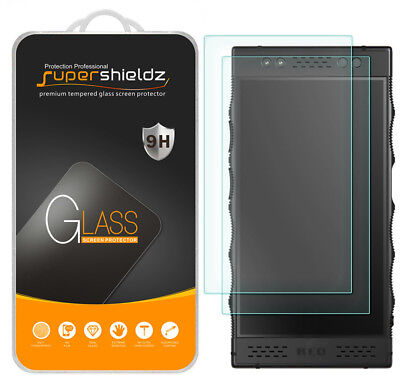2X Supershieldz Tempered Glass Screen Protector Saver for Red Hydrogen One
