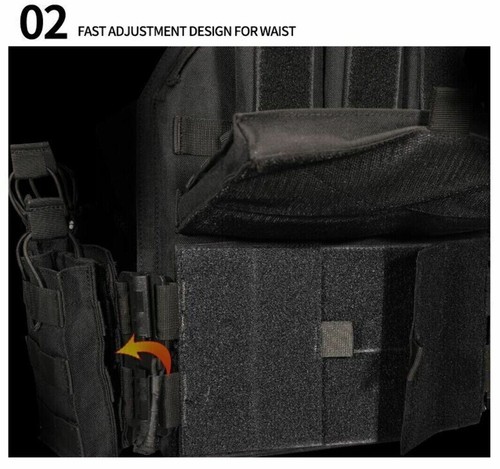 Urban Assault Shadow Ghost Camo Tactical Vest Plate Carrier