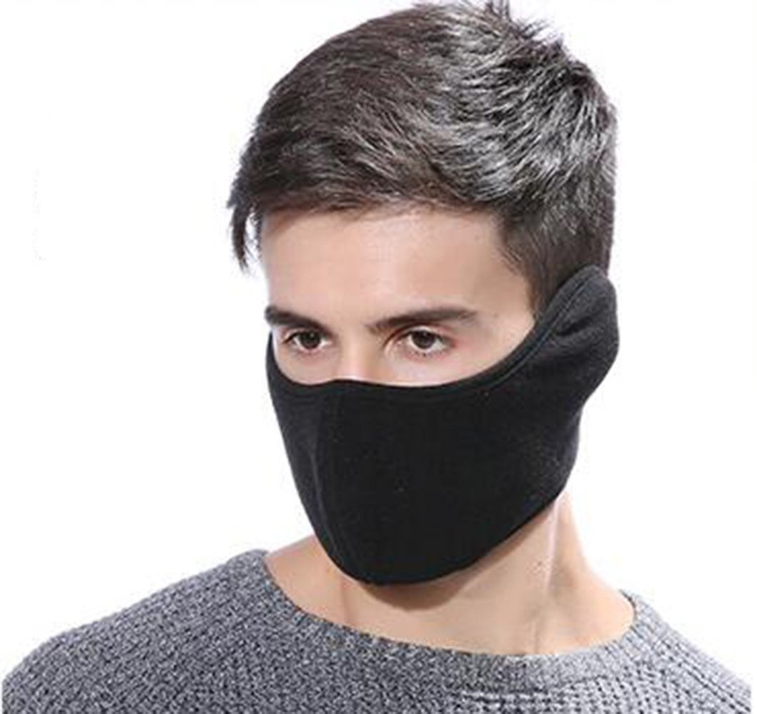 Winter Fleece Ear Warmer Protection Half Face Mask for Outdoor Sports Ski Snow