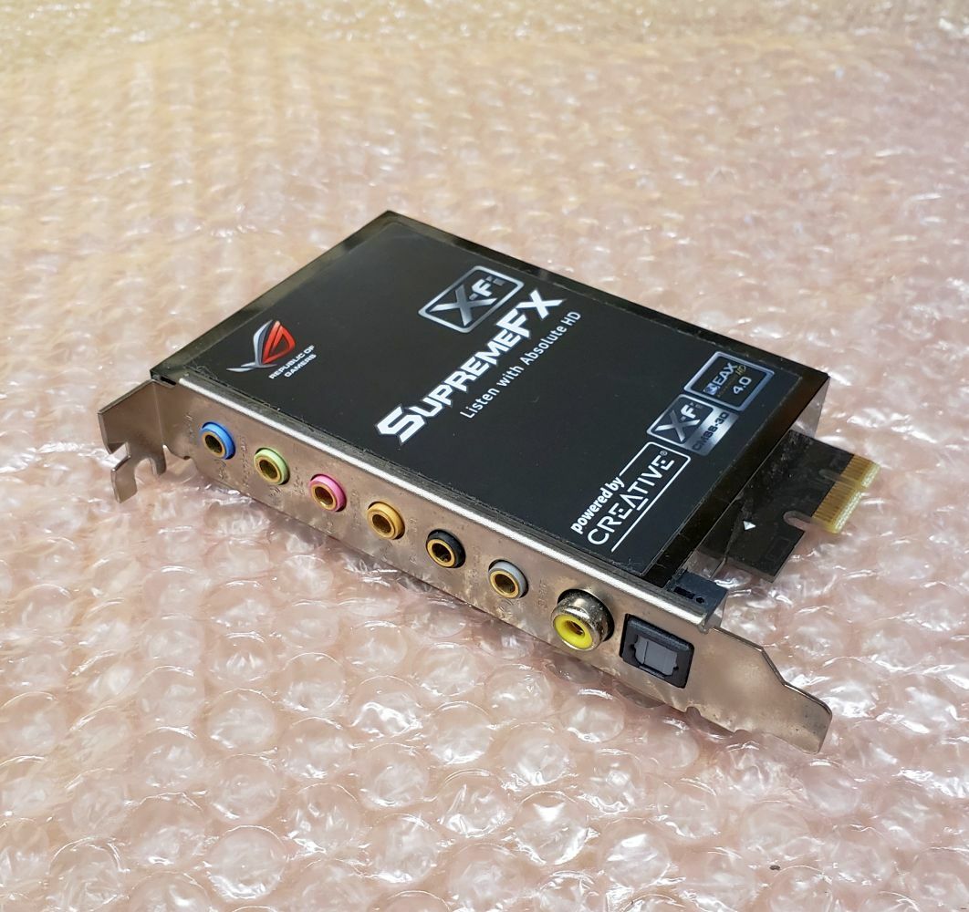 1. Supremefx звуковая карта. Asus supreme fx. Asus supreme fx 2. звуковая карта supremefx x-fi.