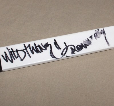 Autographed Mini Hockey Stick WPHL Central Texas Stampede