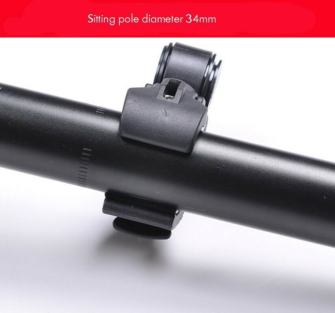 MTB Bicycle Bike Handlebar Mount Bracket Flashlight Torch Clip Holder Clamp US