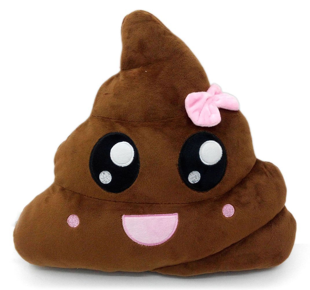 Подушка эмодзи какашка